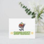 Funny Grocery Shopping Briefkaart (Staand voorkant)