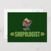 Funny Grocery Shopping Briefkaart (Voorkant / Achterkant)