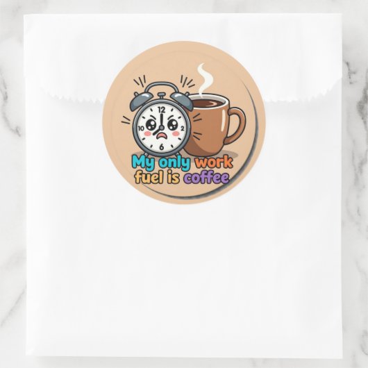 Funny Grocery Shopping Sticker Cute Food Humor (Tas)