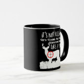 Funny Grocery Store Hunting Mannen Quote Buck Deer Mok (Voorkant rechts)