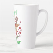 FUNNY Groen & Bruin COFFIE Herten Latte Mok (Rechts)