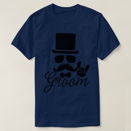 Funny  Groom Bachelor Party Weddenschap Marriag T-shirt (Design voorkant)