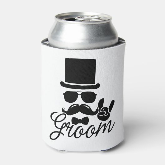 Funny Groom Gift for Bachelor Party & Wedding Blikjeskoeler (Blikje Voorkant)
