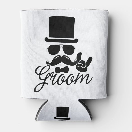 Funny Groom Gift for Bachelor Party & Wedding Blikjeskoeler (Voorkant)