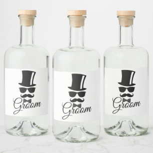 Funny groom likeurfles etiket