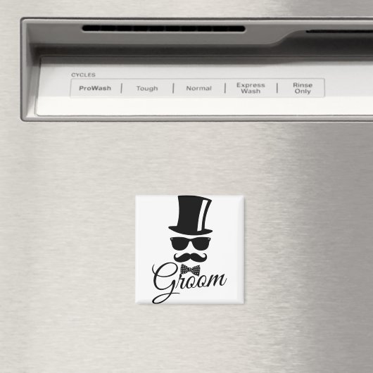 Funny groom magneet (Insitu (Vaatwasser))