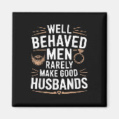 Funny Groom Mannen Echtgenoot bruiloft Magneet (Voorkant)