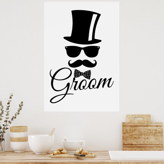 Funny groom poster (Keuken)