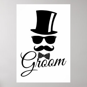 Funny groom poster