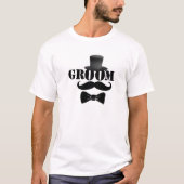 Funny Groom Top Hat en Mustache (Voorkant)