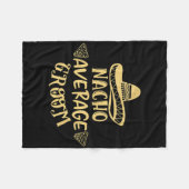 Funny Groomsman Bride Bachelor Nacho Gemiddelde Gr Fleece Deken (Voorkant (Horizontaal))
