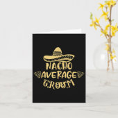 Funny Groomsman Bride Bachelor Nacho Gemiddelde Gr Kaart (Gele Bloem)