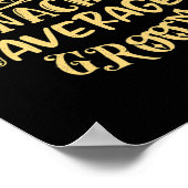 Funny Groomsman Bride Bachelor Nacho Gemiddelde Gr Poster (Hoek)