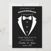 Funny Groomsman Invitation (Voorkant)