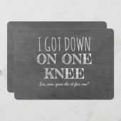 Funny Groomsman of Best Man Asking Voorstel Kaart (Voorkant / Achterkant)