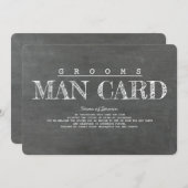 Funny Groomsman of Best Man proposal Kaart (Voorkant / Achterkant)