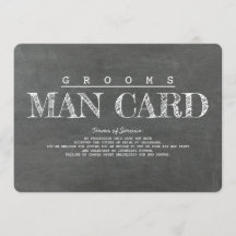 Funny Groomsman of Best Man proposal Kaart