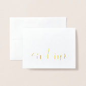 Funny Groomsman of Best Man Voorstel Folie Kaarten (Voorkant met envelop)