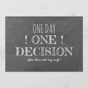 Funny Groomsman of Best Man Voorstel Kaart