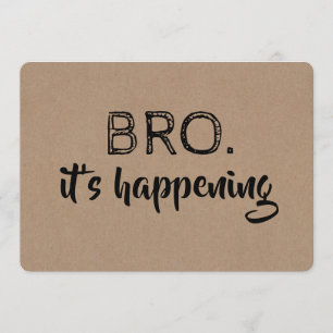 Funny Groomsman of Best Man Voorstel Kaart