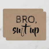 Funny Groomsman of Best Man Voorstel Kaart (Voorkant / Achterkant)