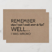 Funny Groomsman of Best Man Voorstel Kaart (Voorkant / Achterkant)