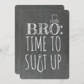 Funny Groomsman of Best Man Voorstel Kaart (Voorkant / Achterkant)