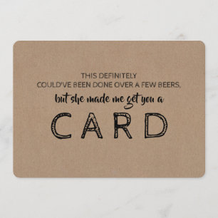 Funny GROOMSMAN-voorstel Kaart