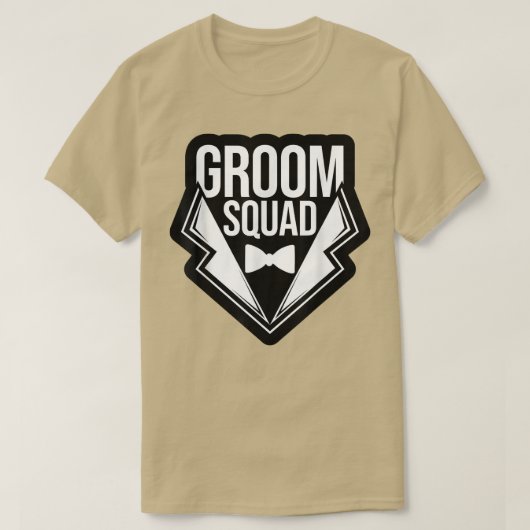 Funny Groomsmen Bachelor Party Apparel voor mannen T-shirt (Design voorkant)
