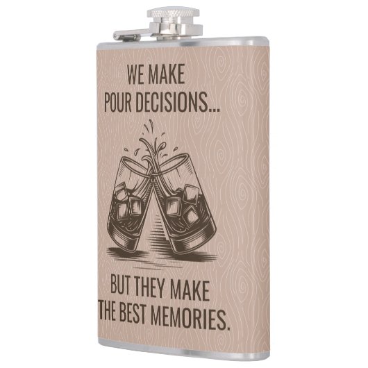 Funny Groomsmen Flask Heupfles (Links)