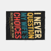 Funny Groovy Dad Joke Quote For Husband Fathers Da Fleece Deken (Voorkant (Horizontaal))