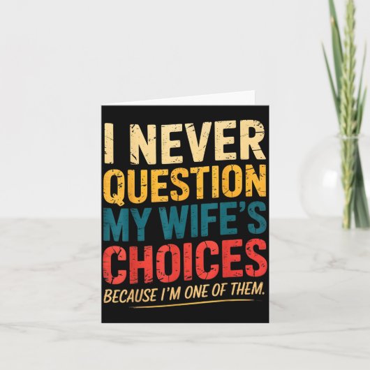 Funny Groovy Dad Joke Quote For Husband Fathers Da Kaart (Voorkant)