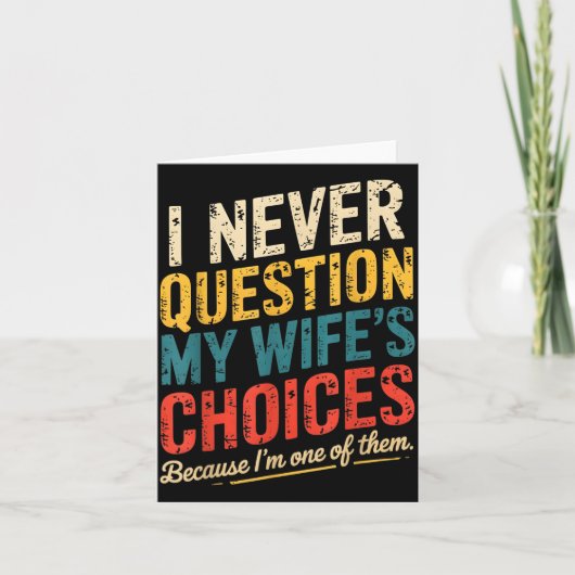 Funny Groovy Dad Joke Quote For Husband Fathers Da Kaart (Voorkant)