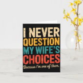 Funny Groovy Dad Joke Quote For Husband Fathers Da Kaart (Gele Bloem)