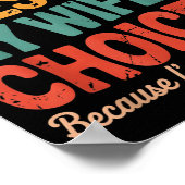 Funny Groovy Dad Joke Quote For Husband Fathers Da Poster (Hoek)