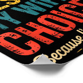 Funny Groovy Dad Joke Quote For Husband Fathers Da Poster (Hoek)