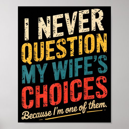 Funny Groovy Dad Joke Quote For Husband Fathers Da Poster (Voorkant)