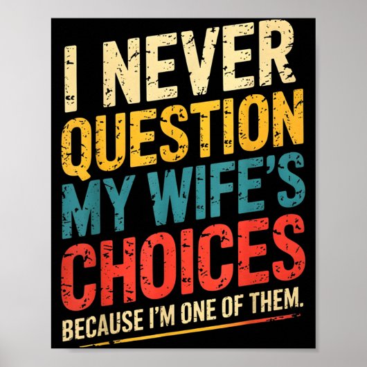 Funny Groovy Dad Joke Quote For Husband Fathers Da Poster (Voorkant)