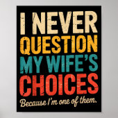 Funny Groovy Dad Joke Quote For Husband Fathers Da Poster (Voorkant)
