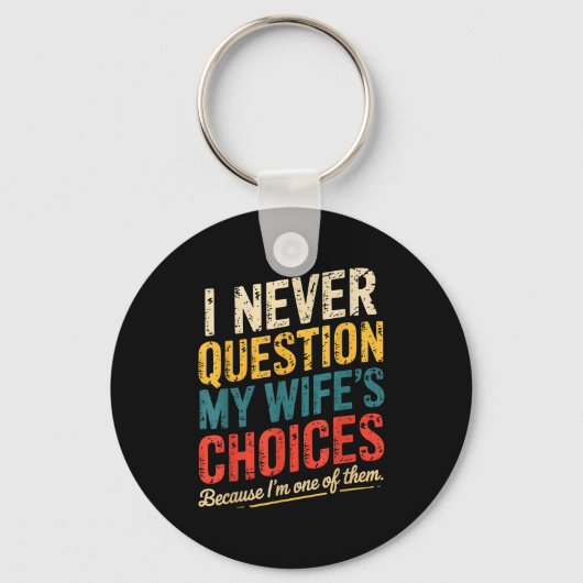 Funny Groovy Dad Joke Quote For Husband Fathers Da Sleutelhanger (Voorkant)