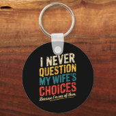 Funny Groovy Dad Joke Quote For Husband Fathers Da Sleutelhanger (Voorkant)