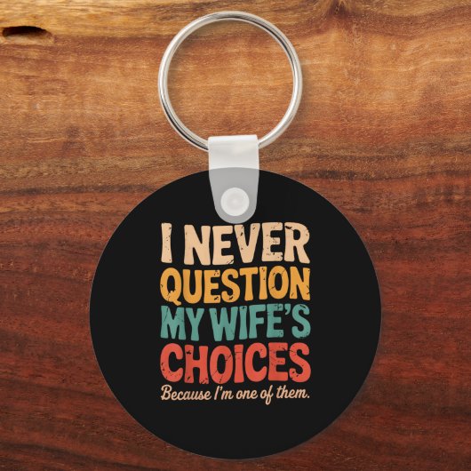 Funny Groovy Dad Joke Quote For Husband Fathers Da Sleutelhanger (Voorkant)