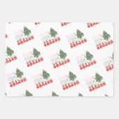 Funny Groovy kerst 1970 Inpakpapier Vel (Voorkant 3)