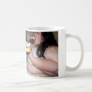 Funny Gross out Fat Slob Comedy Coffee Mok