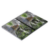 Funny Ground Squirrel die van mijn eigen gracht af Notitieboek (Linkerzijde)