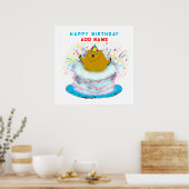 Funny Groundhog Day Birthday Poster (Keuken)