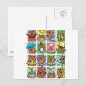 Funny Groundhog Day Cartoons Briefkaart (Voorkant / Achterkant)