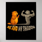 Funny Groundhog Day  Poster (Voorkant)