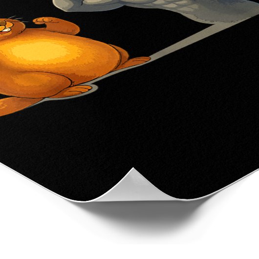 Funny Groundhog Day  Poster (Hoek)