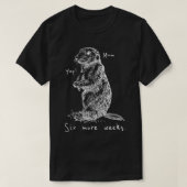 Funny Groundhog Day T-shirt (Design voorkant)